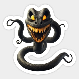 Crazy serpent Sticker